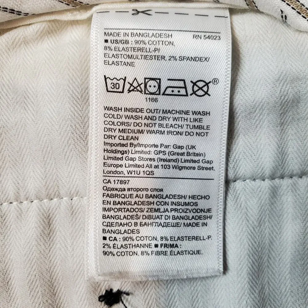 Banana Republic Men's Size 31X32 NWT Mason Rapid Movement Chino Pant Blue 876745